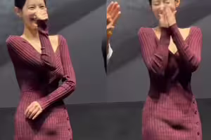 女星「下面凸一包」好尷尬!她頻遮掩畫面瘋傳 女星「下面凸一包」好尷尬!她頻遮掩畫面瘋傳