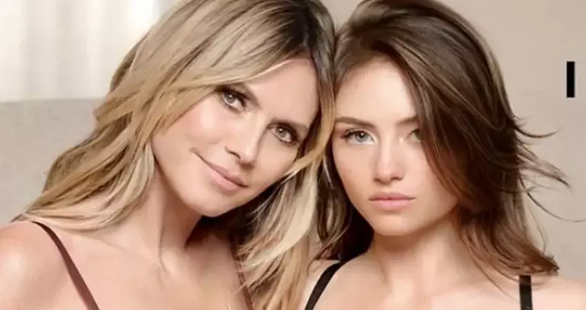 影片：Heidi Klum 與女兒 Leni 拍攝大膽寫真
