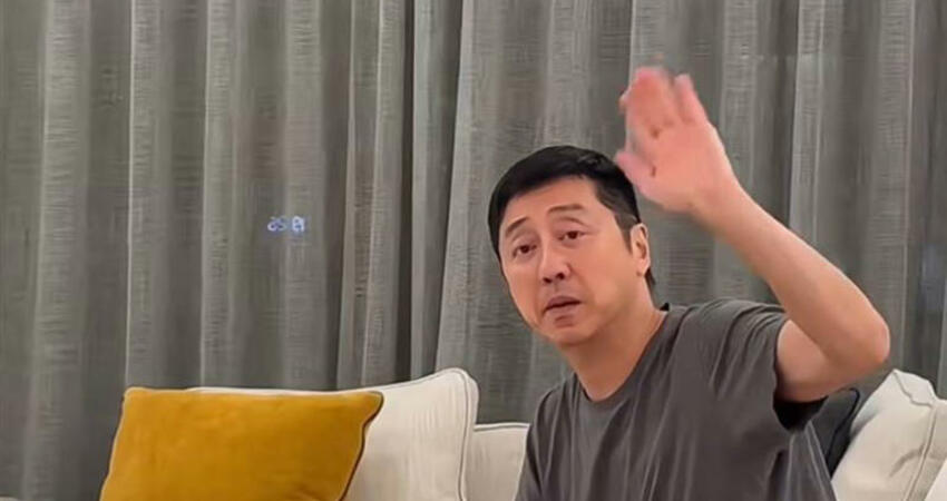 小哈利悄悄返台！滿桌佳餚疑父二婚妻招待 庾澄慶短褲鬆弛模樣全被拍
