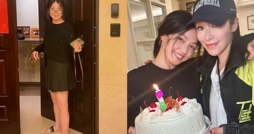 蕭亞軒驚喜送蛋糕 「蜜雪薇琪」46歲成員素顏戴老花眼鏡全被拍