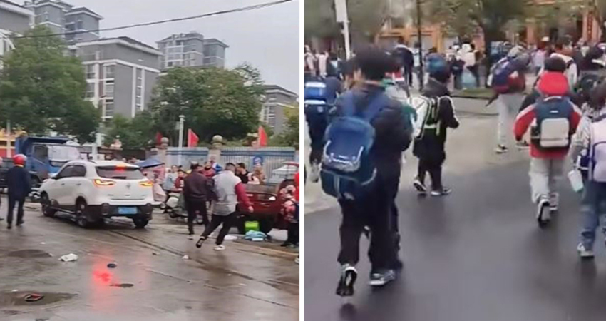 國小驚爆無差別衝撞！學生邊逃邊喊「救命」傷亡不明　現場混亂畫面曝
