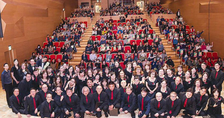 文化大學華岡唱友合唱團年度音樂會圓滿落幕 王子奇校長親臨祝賀