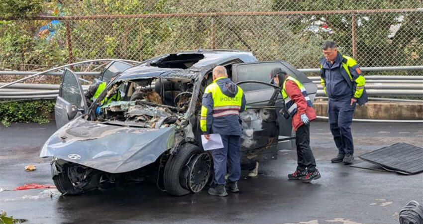 楊梅火燒車4死悲劇！他輕撫倖存者僅存完好的皮膚…發文悲吐：來看妳了