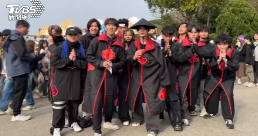 台中「浮現祭」Day1湧萬人 Cosplay火影忍者聽團