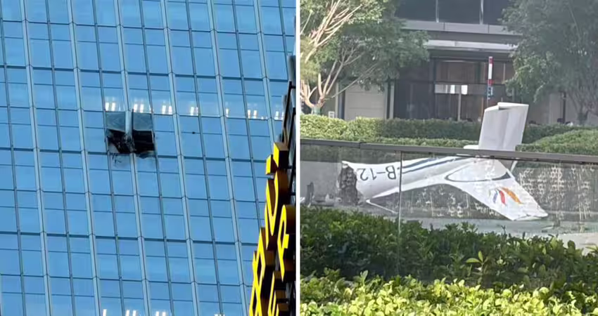 中國出事了！飛機「撞北京第一高樓」　傷亡不明
