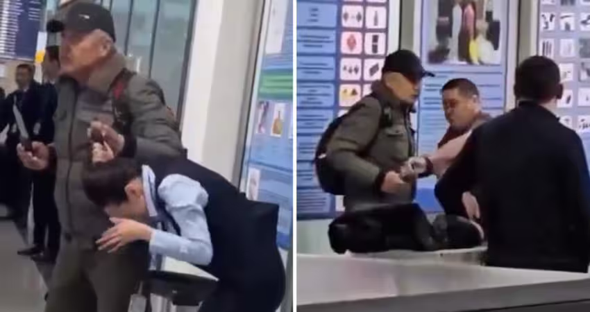 女地勤遭劫持！大叔1招機智奪刀制服　超狂職業被起底