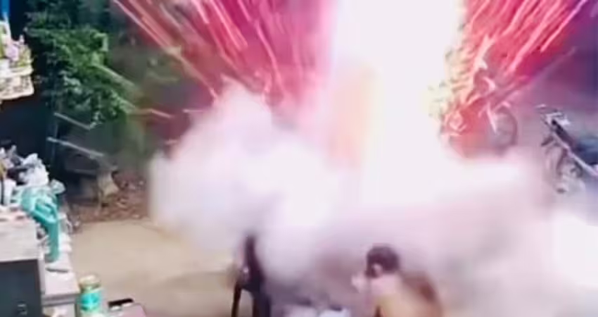 2男烤肉吃一半　爐具突爆炸慘了