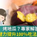 蒸地瓜、烤地瓜？專家解答地瓜保健力提升100％吃法！