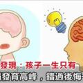 哈佛研究發現：孩子一生只有三次大腦發育高峰，抓住了孩子的智商遠超同齡人