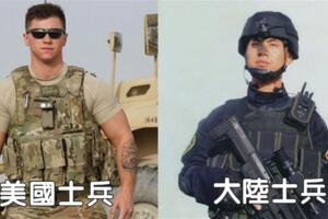 美國大兵都是肌肉男，而大陸士兵為何都很瘦弱？美網友說了實話