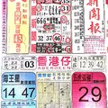 11/8  中國新聞報-六合彩參考