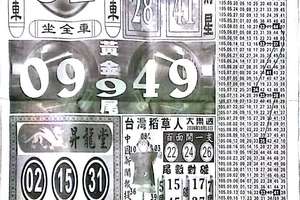 10/11  中國新聞報-大樂透參考