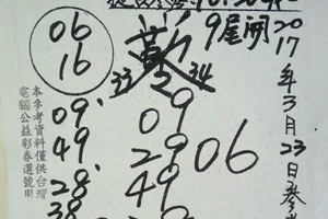 3/23 慶安宮會員牌-六合彩參考