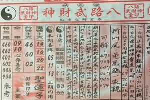 5/9 候天宮-六合彩參考