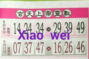 5/11  玄天上帝靈數-六合彩參考.jpg