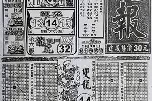 6/1  龍報-六合彩參考. 祝大家中獎.jpg