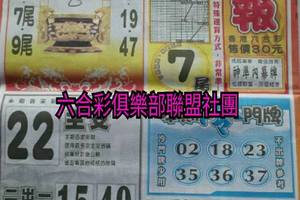 6/6  火報-六合彩參考 祝大家中獎