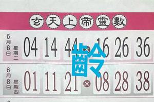 6/8  玄天上帝靈數-六合彩參考.jpg