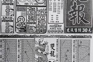 6/15  龍報-六合彩參考. 祝大家中獎.jpg