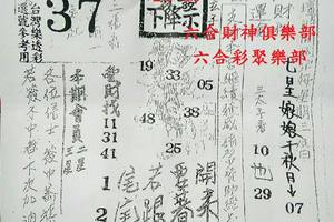 6/22  濟公活佛下降示 第二公籤-六合彩參考.jpg