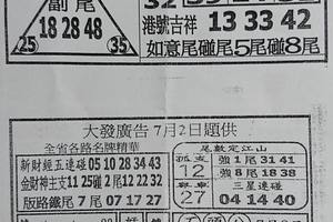 7/2  台北鐵報夾報+大發廣告-六合彩參考.jpg