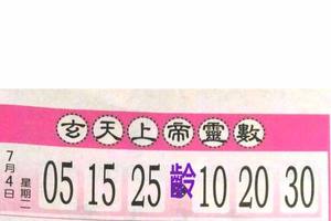 7/4  玄天上帝靈數-六合彩參考.jpg
