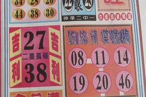 7/30  金旺-六合彩參考-祝大家中獎