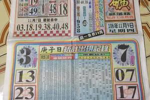 11/9  金礦-六合彩參考. 祝大家中獎.jpg