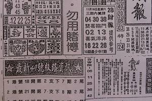 11/18  台北鐵報-六合彩參考.jpg