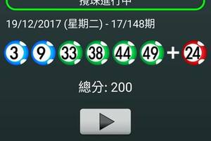 106年12月19日 六合彩開獎號碼加新開奬記錄表♪(^∇^*)