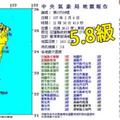 花蓮太魯閣深度16公里5.8級大地震！晃了24分鐘跟上一個地震才間隔23分鐘！