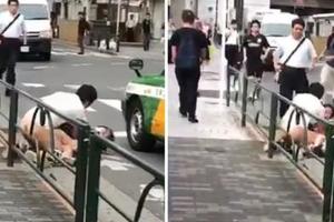 中國人在日本街頭「脫褲壓住女子進行強暴行為」，目擊民眾有生以來都沒看過這種事！
