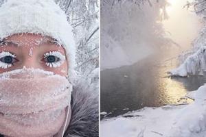 地球上最冷村莊！一片銀白世界「人民睫毛都白的」，魚不用冰、溫度計到-62度就爆掉…(29張)